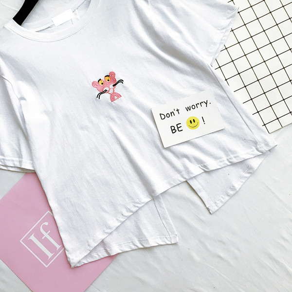 Καθημερινά T-shirt για τις κυρίες σε λευκό, κίτρινο, μαύρο και ροζ