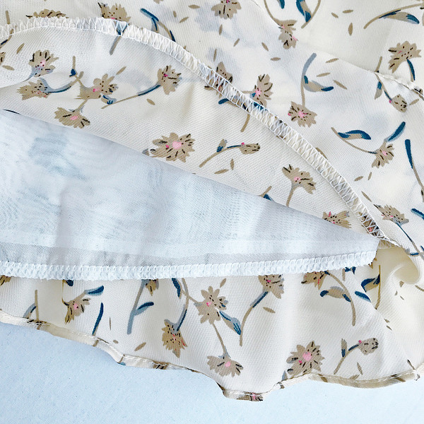 σορτς Wide κυρίες floral μοτίβο