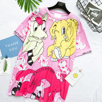 Цветни дамски блузони с изображение и надписи