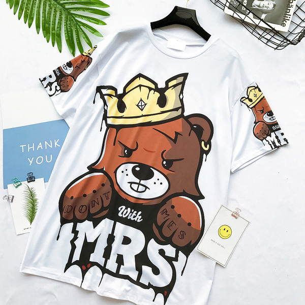 Цветни дамски блузони с изображение и надписи