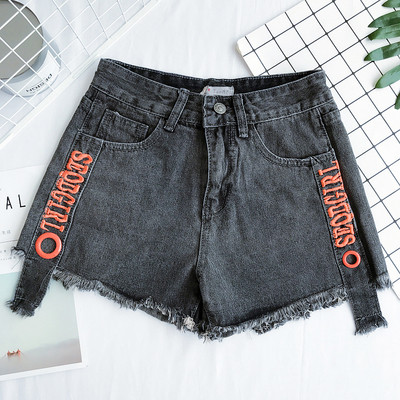 παντελόνι Σύντομη κυρίες σημειώνονται με μπλε και μαύρο