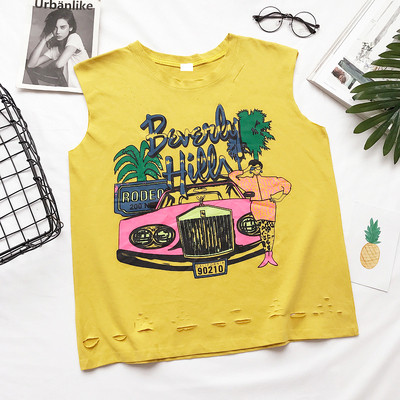 Φρέσκα κυρίες πουκάμισο με μια εικόνα σε διάφορα χρώματα