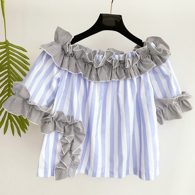 Κυρίες πουκάμισο με ρίγες σε τέσσερα χρώματα