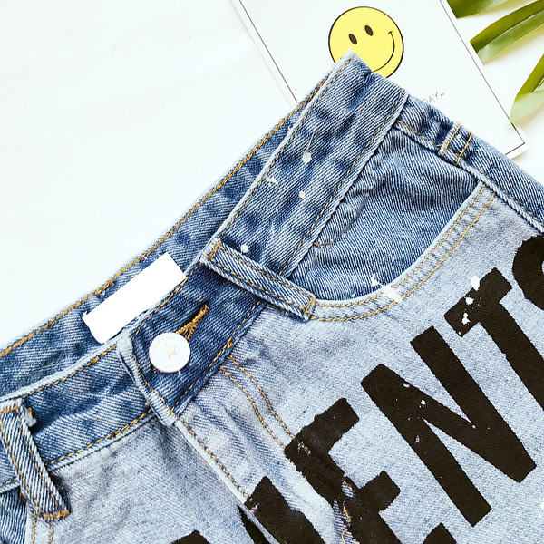 σορτς Κομψή και μοντέρνα κυρίες σε μπλε χρώμα με nadis