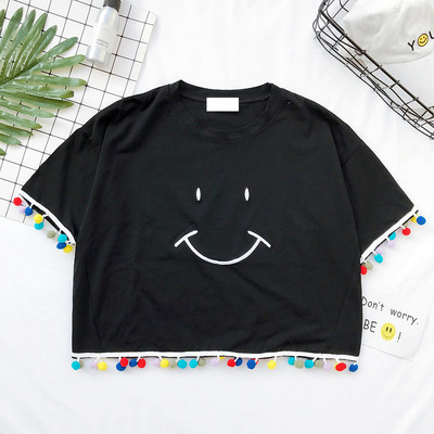 Φρέσκα κυρίες μπλούζα με πολύχρωμες μπάλες σε τέσσερα χρώματα