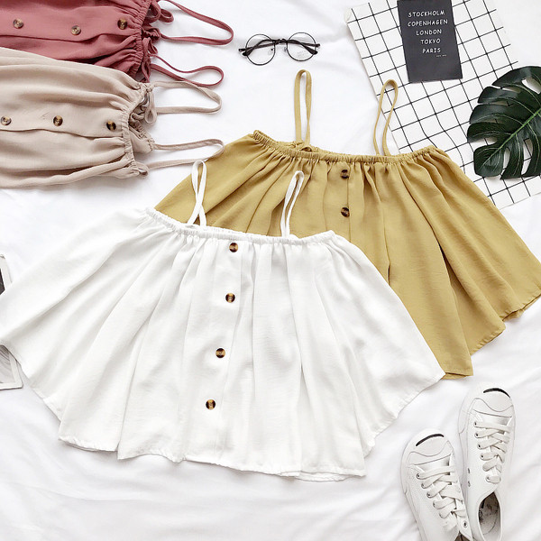 shirt Φρέσκα σύντομο κυρίες σε διάφορα χρώματα