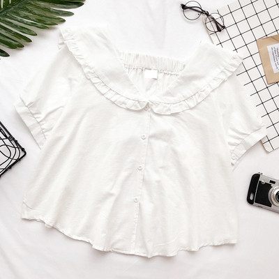 Καλοκαίρι κοντό μανίκι πουκάμισο για τις κυρίες σε φωτεινά χρώματα