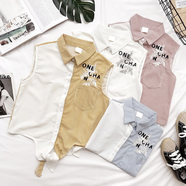 πουκάμισο σύγχρονες γυναίκες σε διάφορα χρώματα με ρίγες