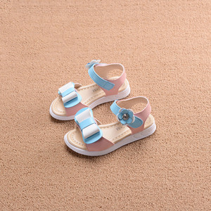 Γλυκό Παιδικά σανδάλια για τα κορίτσια με κορδέλα και λουλούδι