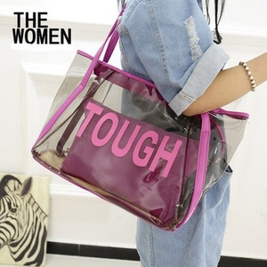 Актуална дамска лятна плажна прозрачна чанта - 4 модела