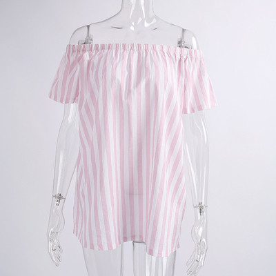 Дамски ежедневен блузон с голи рамене 