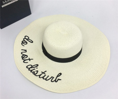 Страхотна плажна шапка с бродиран надпис - 11 модела