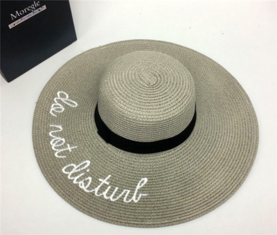 Страхотна плажна шапка с бродиран надпис - 11 модела