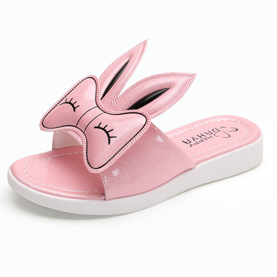 Сладък модел детски чехли за момичета в четири цвята