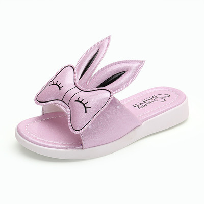 Сладък модел детски чехли за момичета в четири цвята