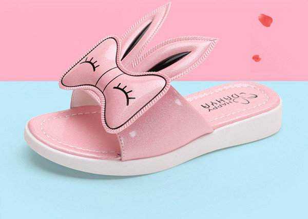 Сладък модел детски чехли за момичета в четири цвята