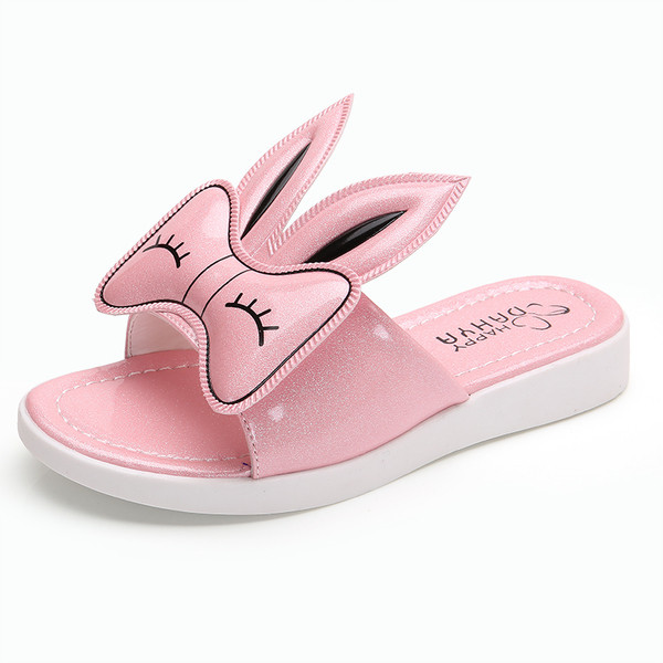 Сладък модел детски чехли за момичета в четири цвята