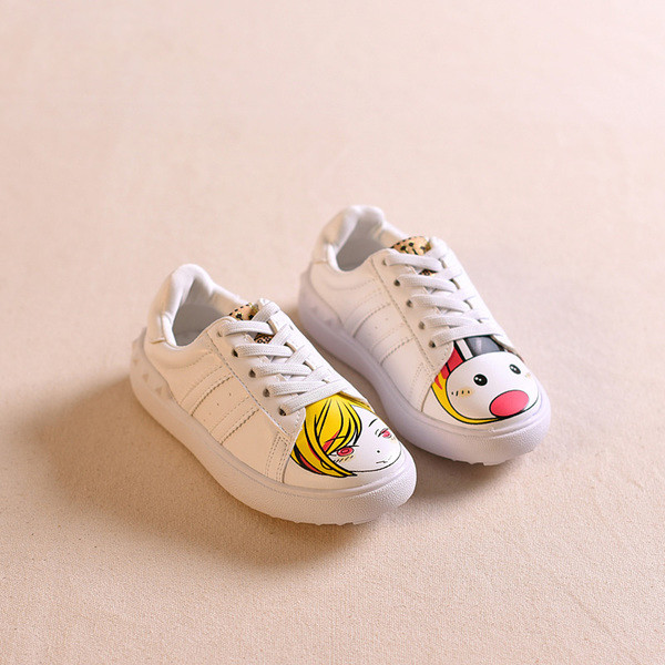 интересен модел детски кецове за момичета с картинки