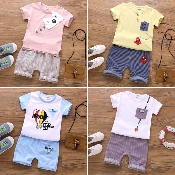 Стилен детски комплект в различни цветове и модели - унисекс