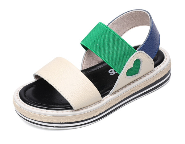 Сладки сандали за момичета с ластични каишки 