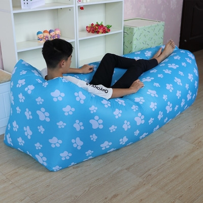 Надуваем диван за къмпинг в различни разцветки - много удобен