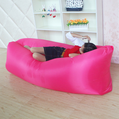 Надуваем диван за къмпинг в различни разцветки - много удобен