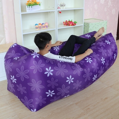 Надуваем диван за къмпинг в различни разцветки - много удобен