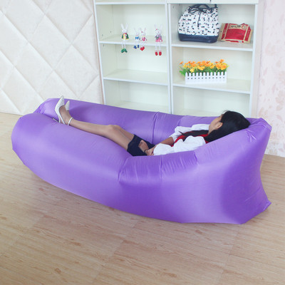 Надуваем диван за къмпинг в различни разцветки - много удобен