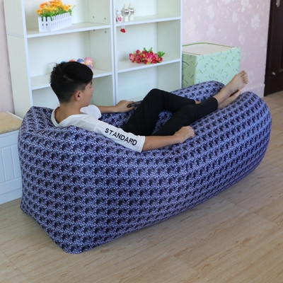 Надуваем диван за къмпинг в различни разцветки - много удобен