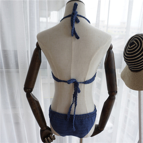 Бохемски дамски бански костюм с декорация