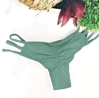 Плажни дамски бикини с каишки в различни цветове