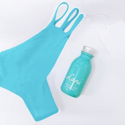 Плажни дамски бикини с каишки в различни цветове