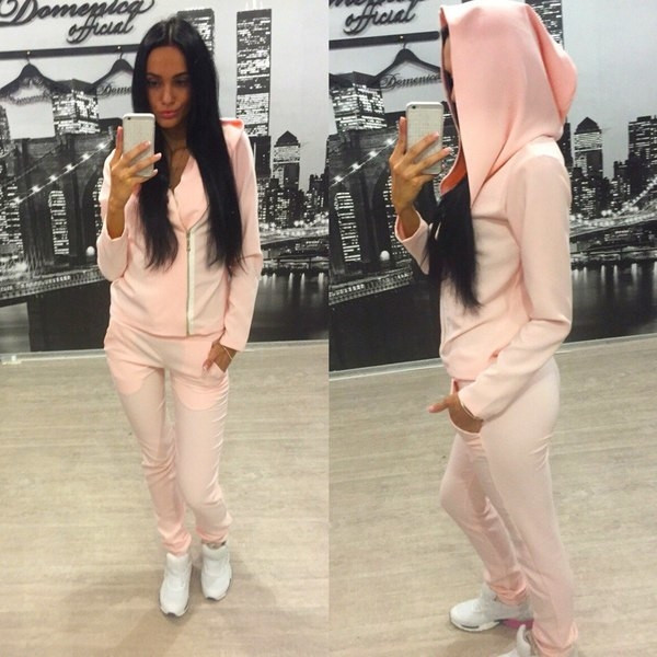 Πολύ άνετη γυναικεία αθλητική φόρμα σε δύο μέρη - 3 χρώματα