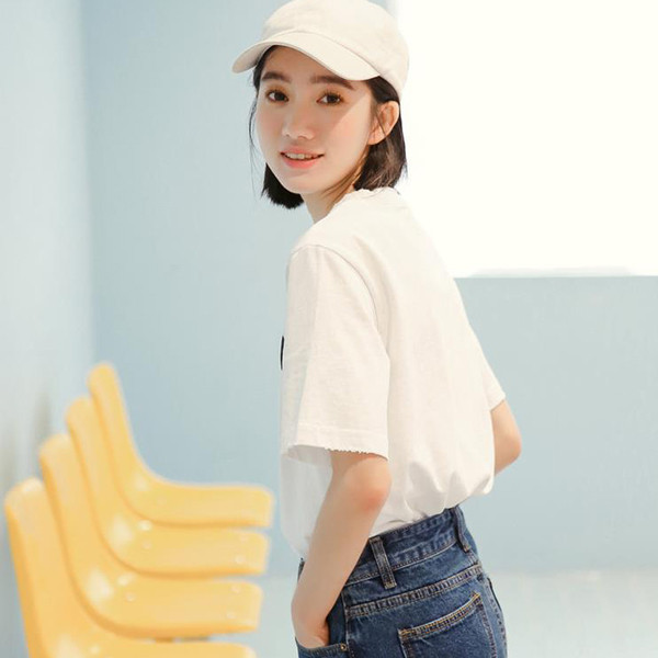 Ежедневна дамска блуза с 3/4 ръкав и изображение