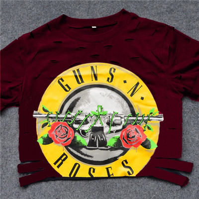 Hit γυναικείο  T-shirt με μια ενδιαφέρουσα εφαρμογή - 5 χρώματα