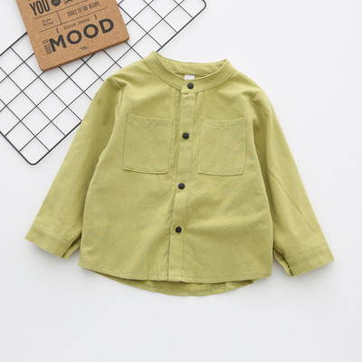 Φρέσκο παιδικό πουκάμισο με μακριά μανίκια σε διαφορετικά χρώματα