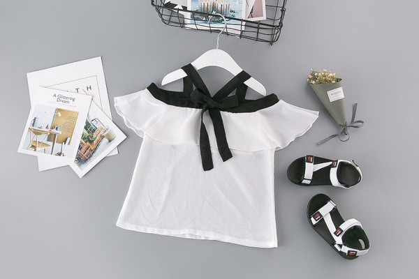 Παιδικό σετ για κορίτσια - μπλούζα  και κοντά παντελόνια