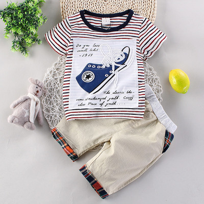 Καθημερινό παιδικό σετ για αγόρια -μπλουζάκι με με εικόνα και παντελόνι