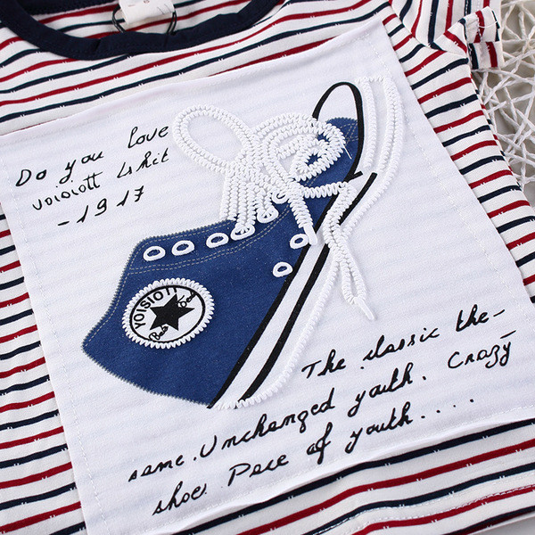 Καθημερινό παιδικό σετ για αγόρια -μπλουζάκι με με εικόνα και παντελόνι