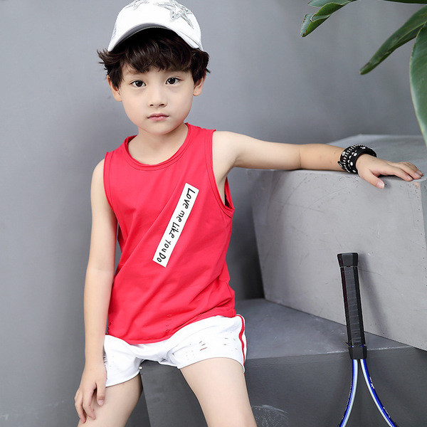 Παιδικό σετ αθλητικό για αγόρια  - σορτς με αμάνικο 