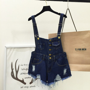 Γυναικεία τζιν σαλοπέτα με τιράντες - 3 χρώματα