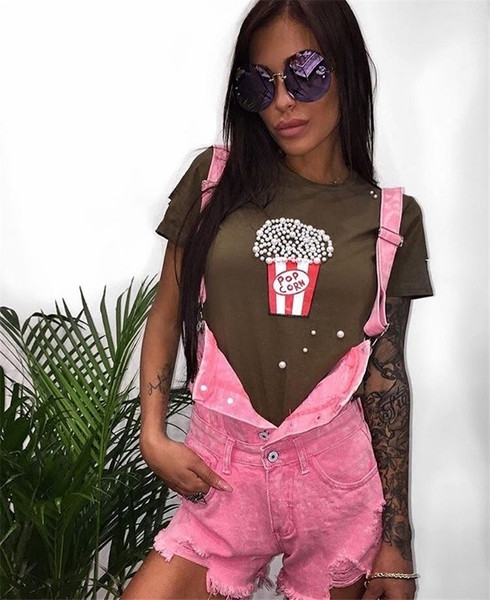 Γυναικεία τζιν σαλοπέτα με τιράντες - 3 χρώματα