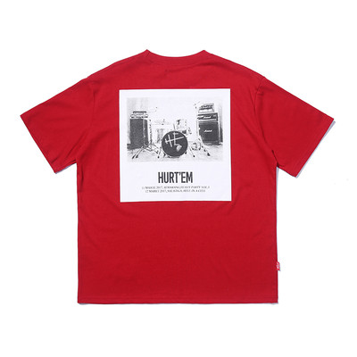 Ежедневна мъжка тениска в три цвята с изображение