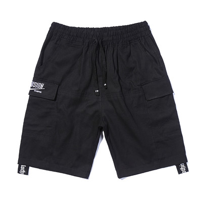 Стилни мъжки къси панталони с дълбоки джобове