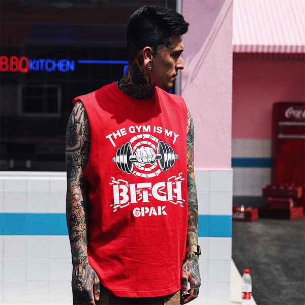 Κομψή ανδρική μπλούζα με επιγραφή και τριών χρωμάτων