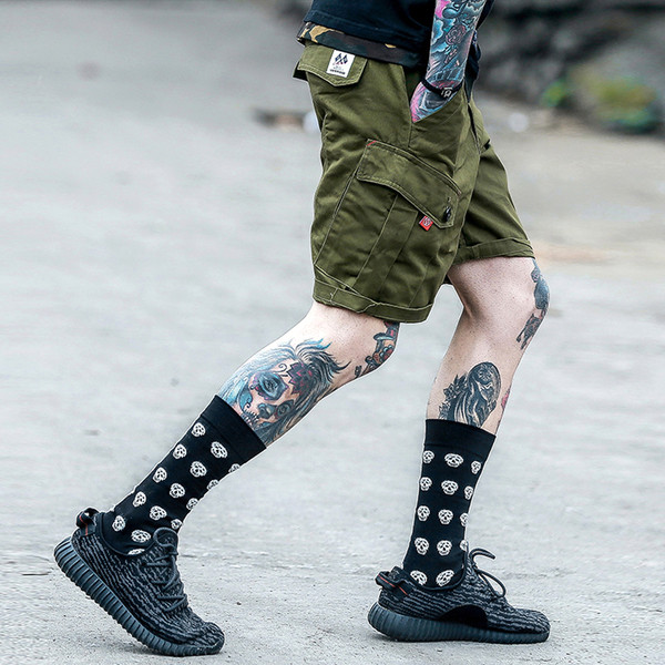 Стилни къси панталони за мъже с джобове в три цвята