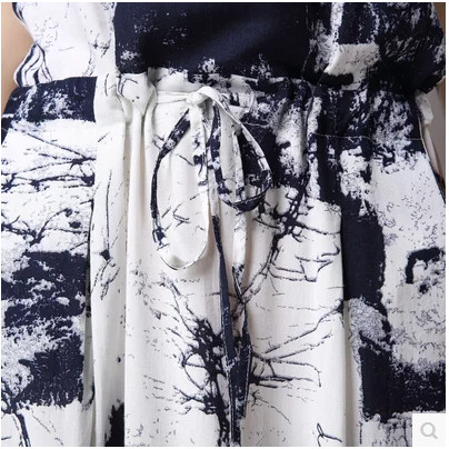 Κομψό μακρύ καλοκαιρινό φόρεμα σε 2 αποχρώσεις