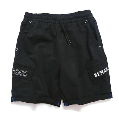 Стилни камуфлажни мъжки къси панталони с джобове