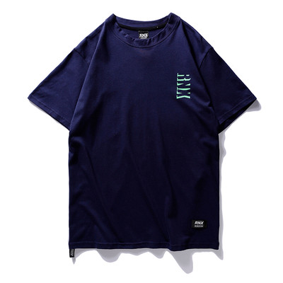 Стилна мъжка тениска с надпис, в три цвята