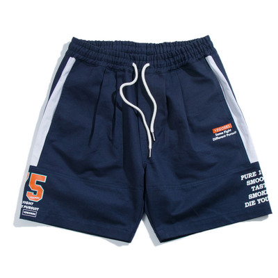 Спортни мъжки шорти с надписи в три цвята